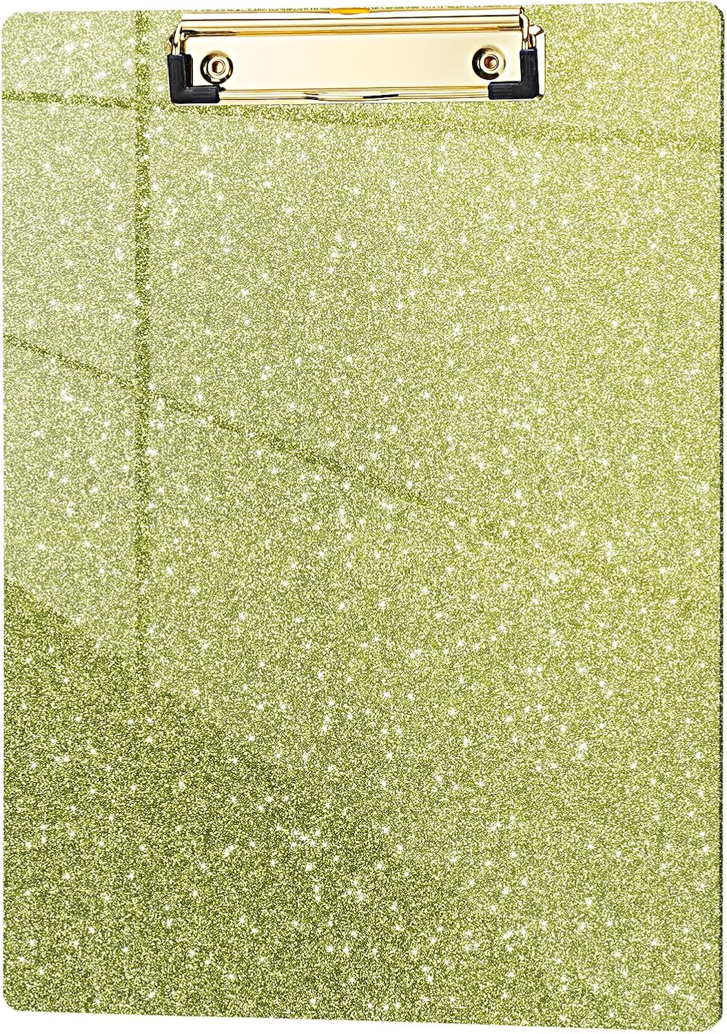 Hongri Plastic Acrylic Glitter Clipboard, 8.5x11" Stardard Letter A4 Size Clipboards for Classroom, Taecher, Women.Cute Confetti Clip Board, Office Supplies, School Supplies.