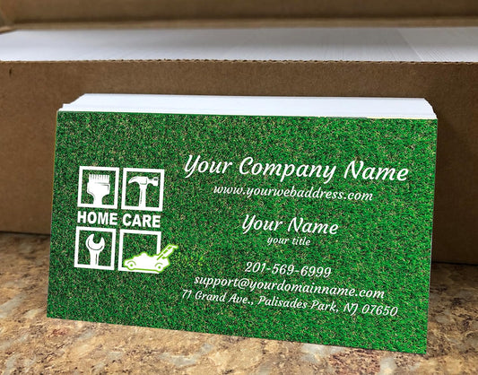 IMPACTONLINEPRINTING, Business Cards 100pcs - Thick Smooth16Pt Paper(350gsm), Handyman-3